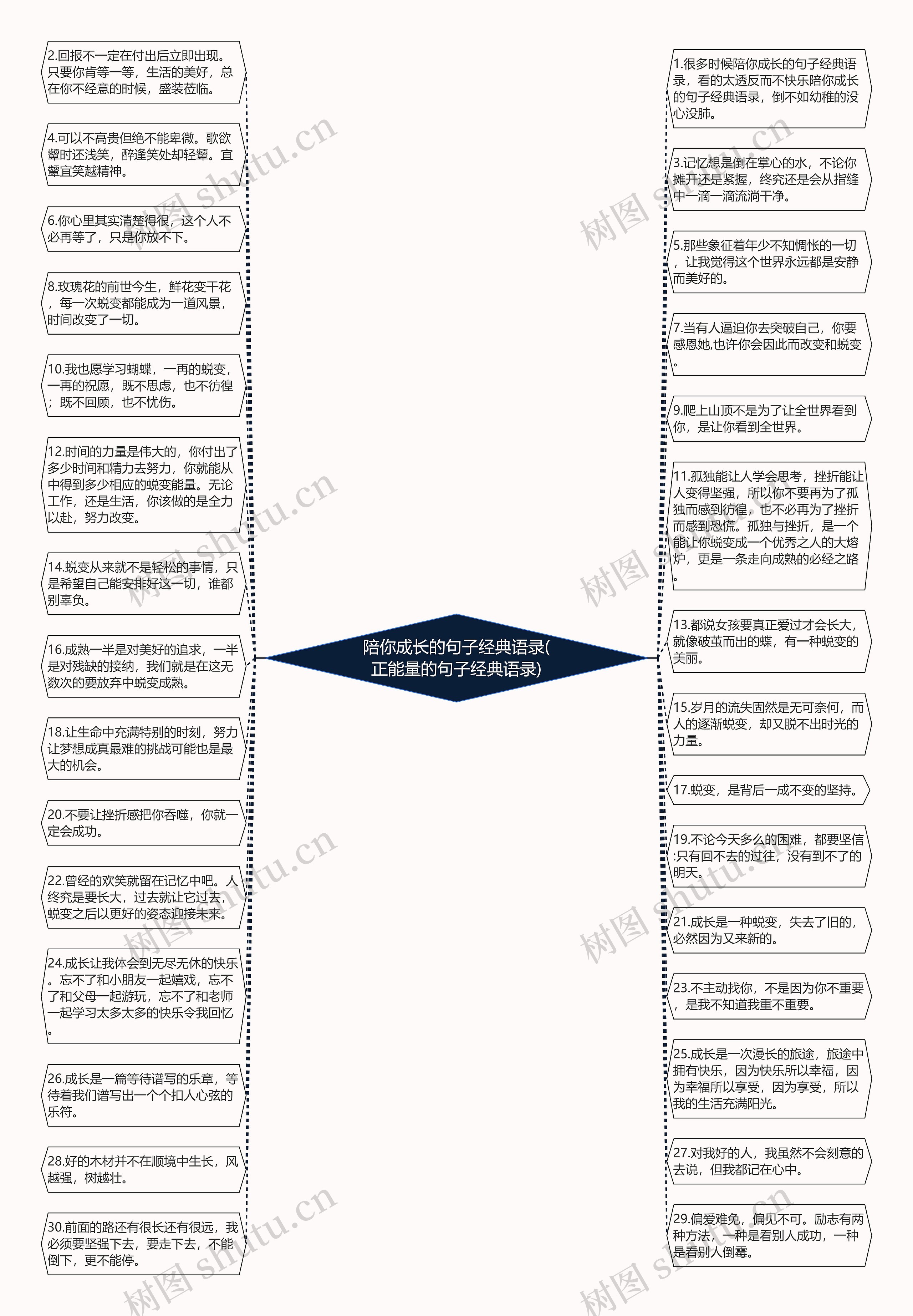 陪你成长的句子经典语录(正能量的句子经典语录)思维导图