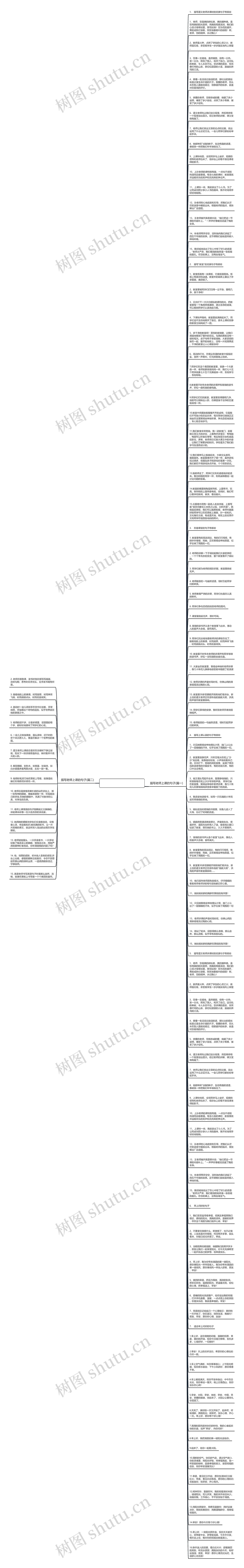 描写老师上课的句子段落思维导图
