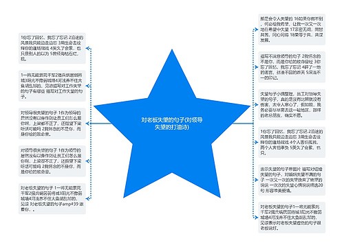 对老板失望的句子(对领导失望的打油诗)