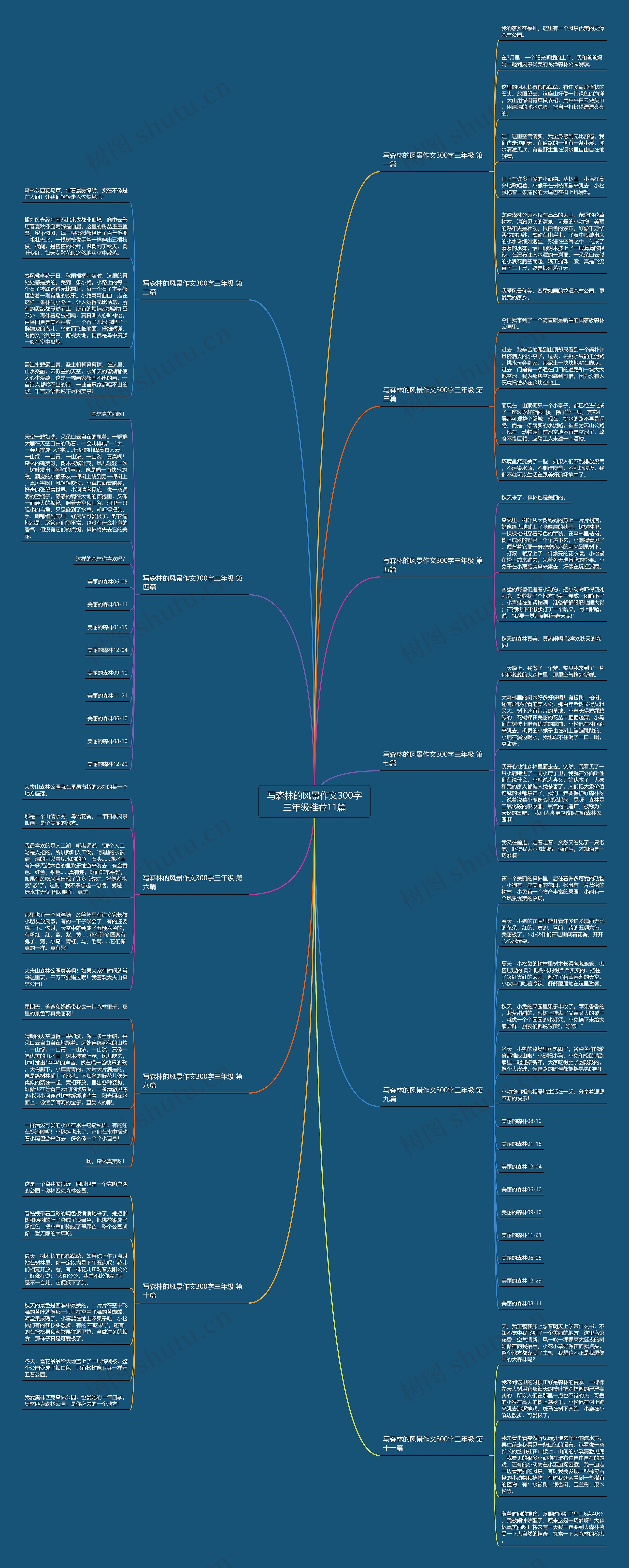 写森林的风景作文300字三年级推荐11篇 写森林的风景作文300字三年级推荐11篇