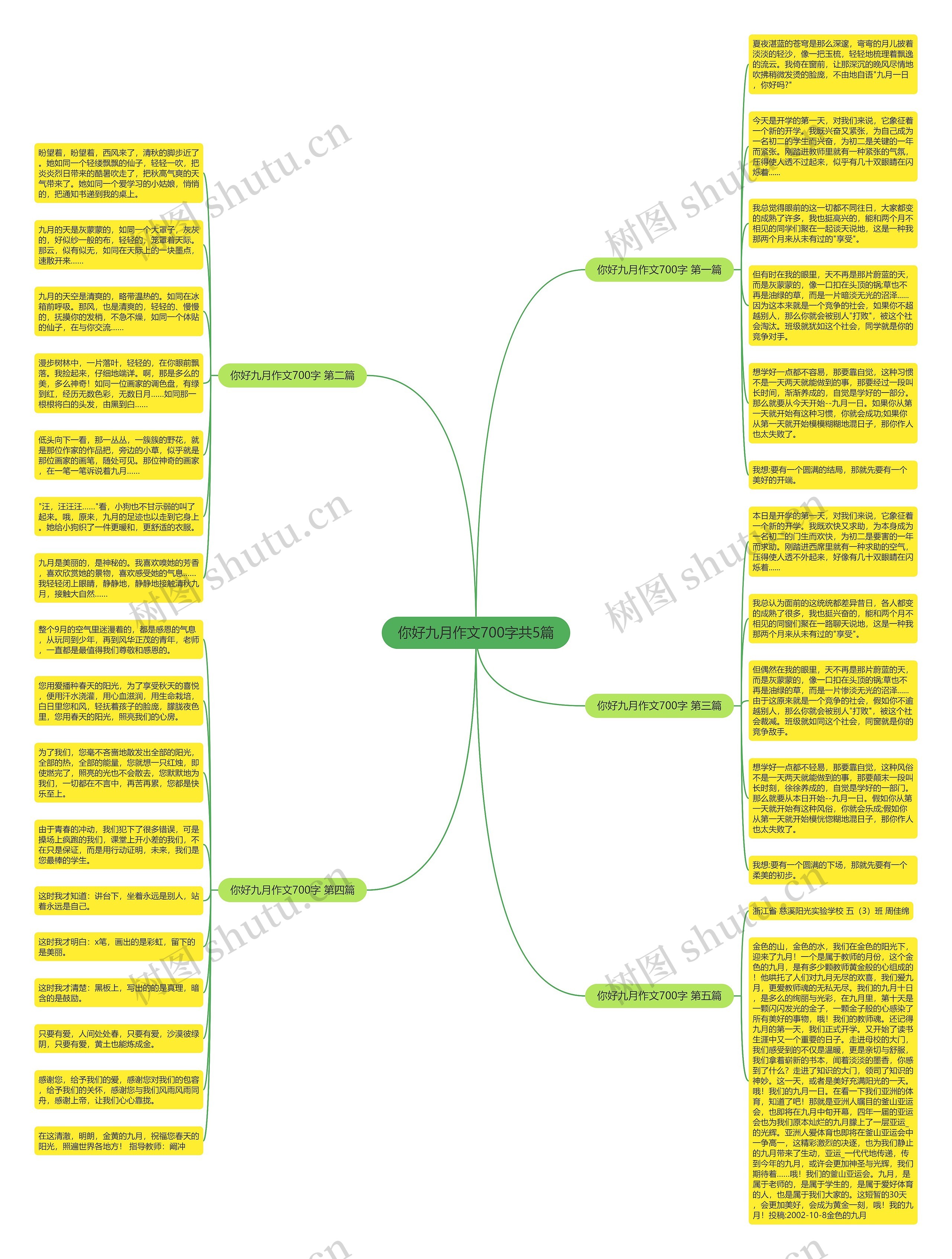 你好九月作文700字共5篇 你好九月作文700字共5篇
