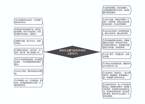 形容女王霸气的句子(夸女王的句子)