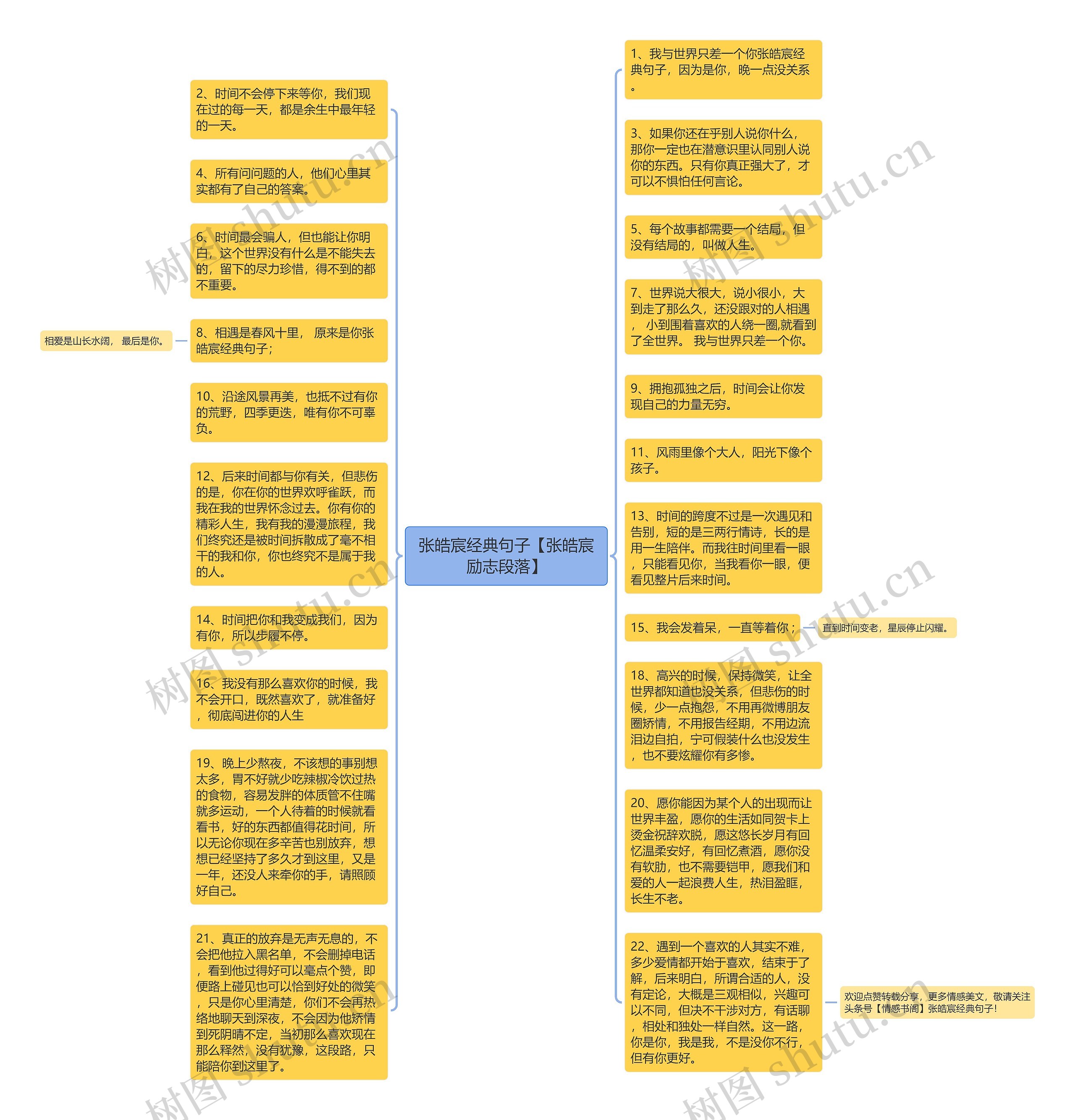 张皓宸经典句子【张皓宸励志段落】思维导图