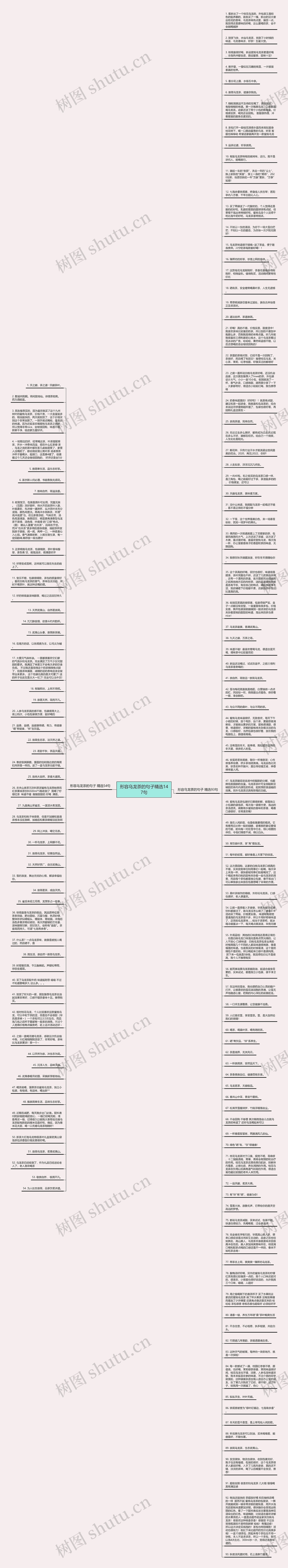 形容乌龙茶的句子精选147句思维导图