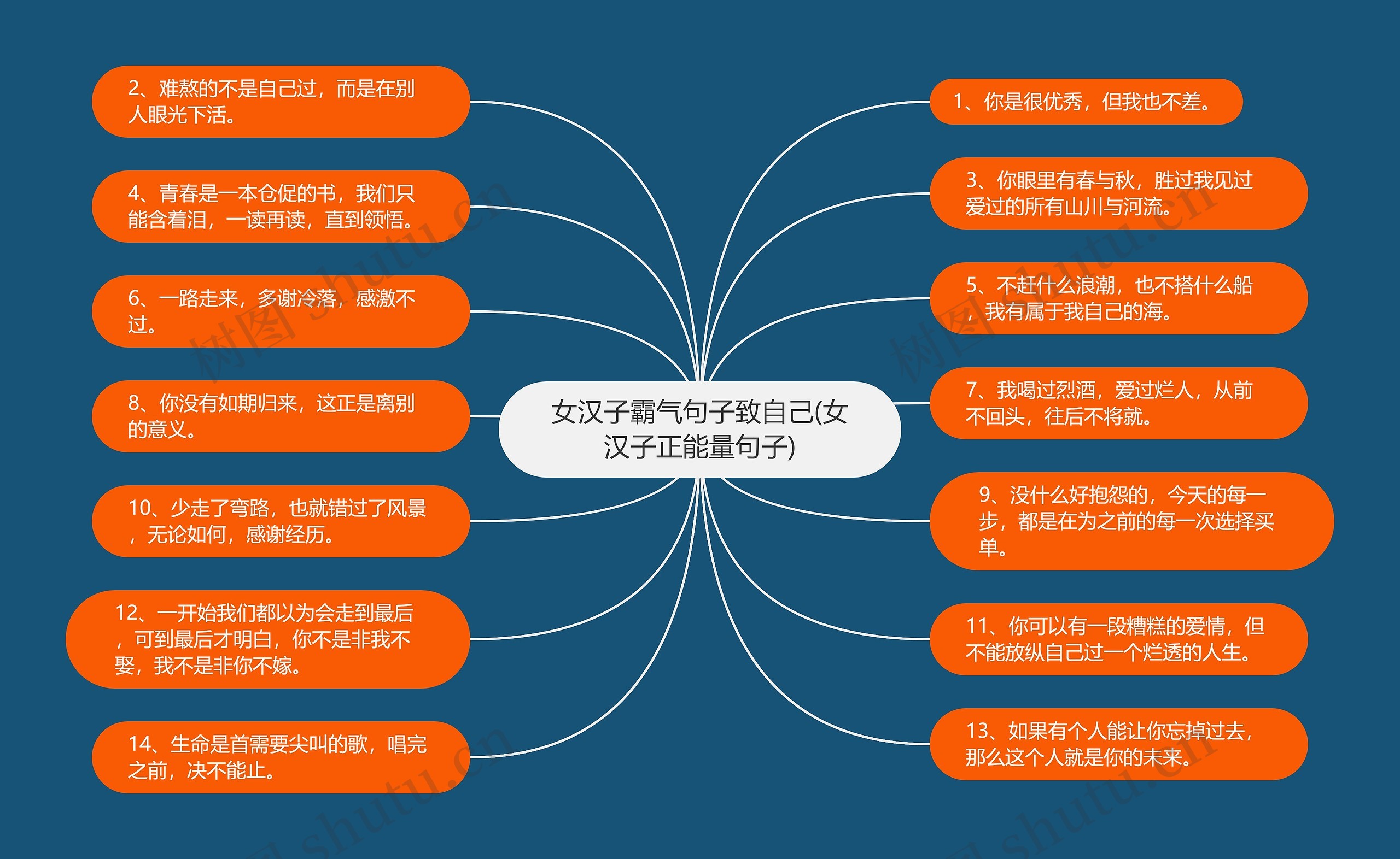 女汉子霸气句子致自己(女汉子正能量句子)
