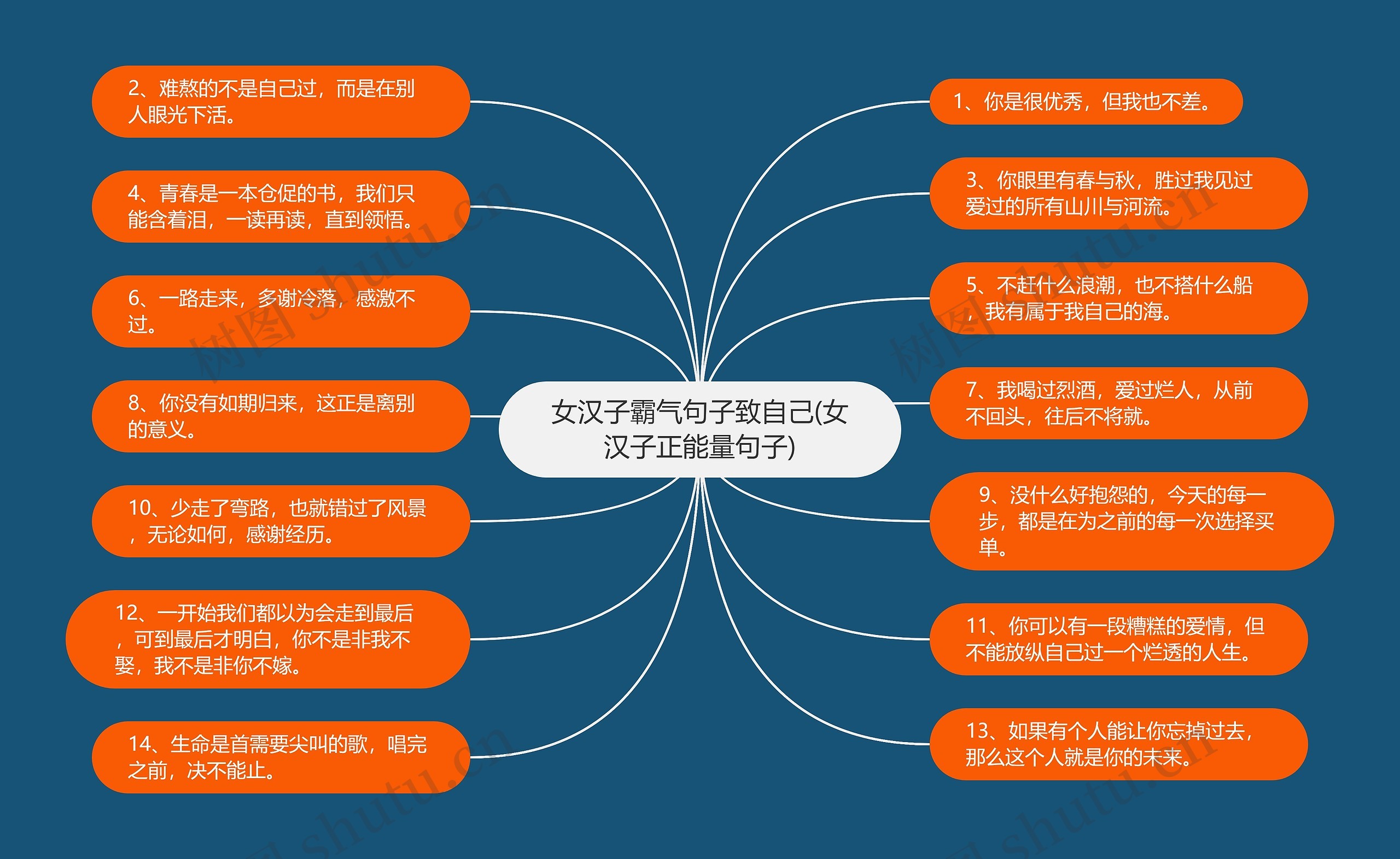 女汉子霸气句子致自己(女汉子正能量句子)