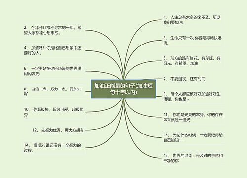 加油正能量的句子(加油短句十字以内)