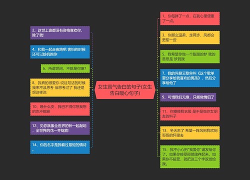 女生霸气告白的句子(女生告白暖心句子) 女生霸气告白的句子(女生告白暖心句子)