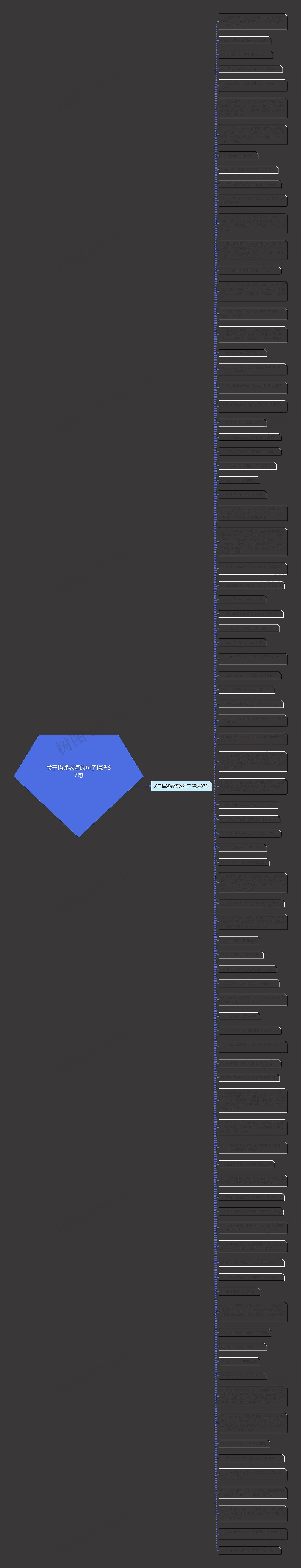 关于描述老酒的句子精选87句思维导图