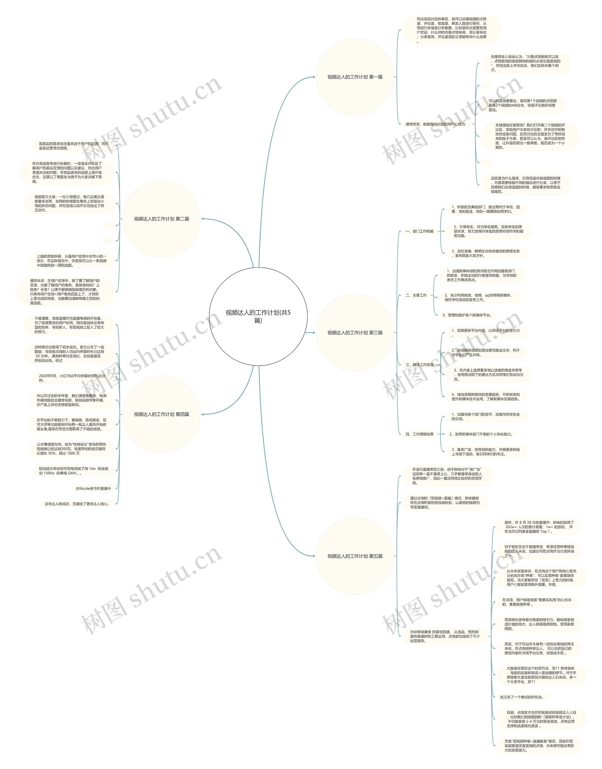 视频达人的工作计划(共5篇)