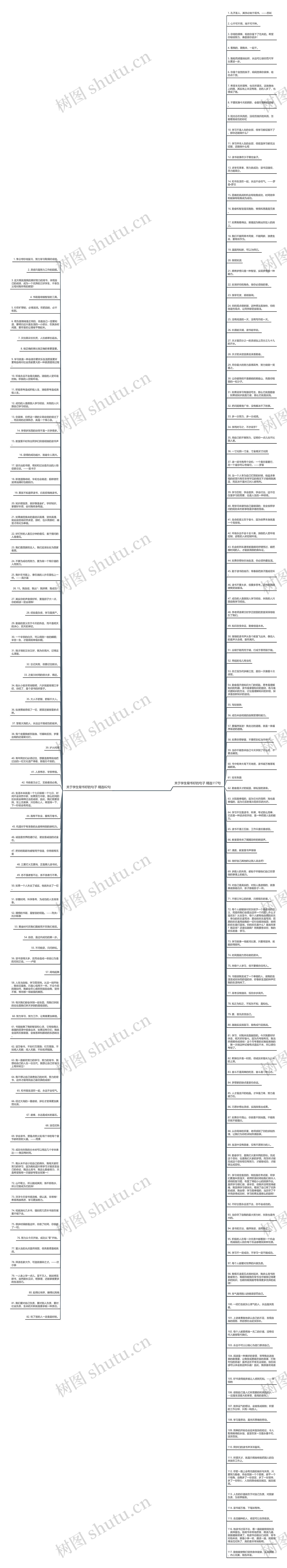 关于学生背书好的句子精选199句思维导图