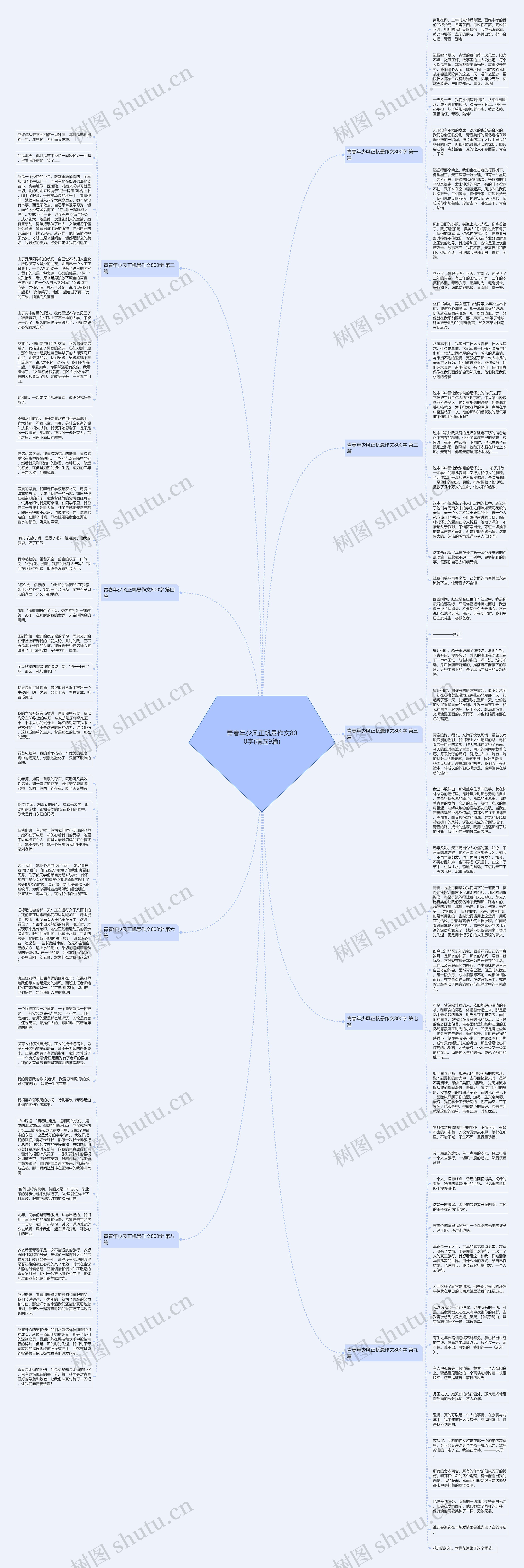 青春年少风正帆悬作文800字(精选9篇)思维导图