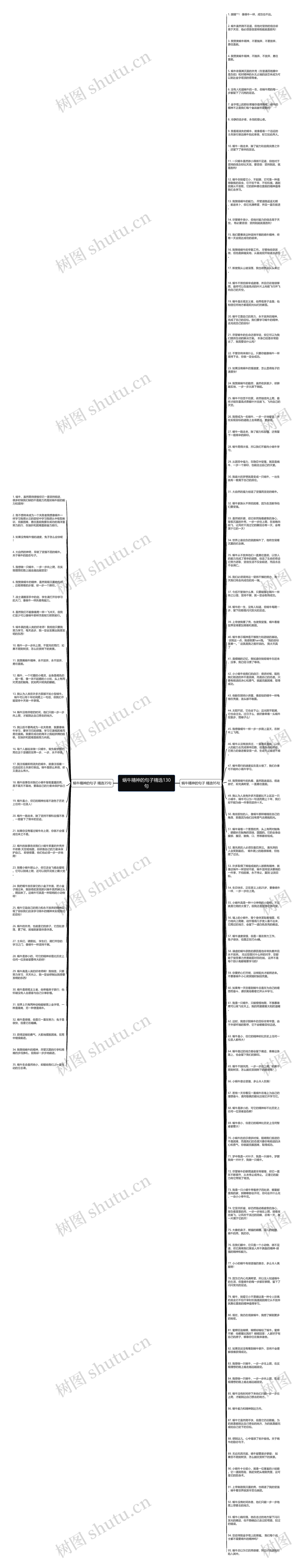 蜗牛精神的句子精选130句思维导图