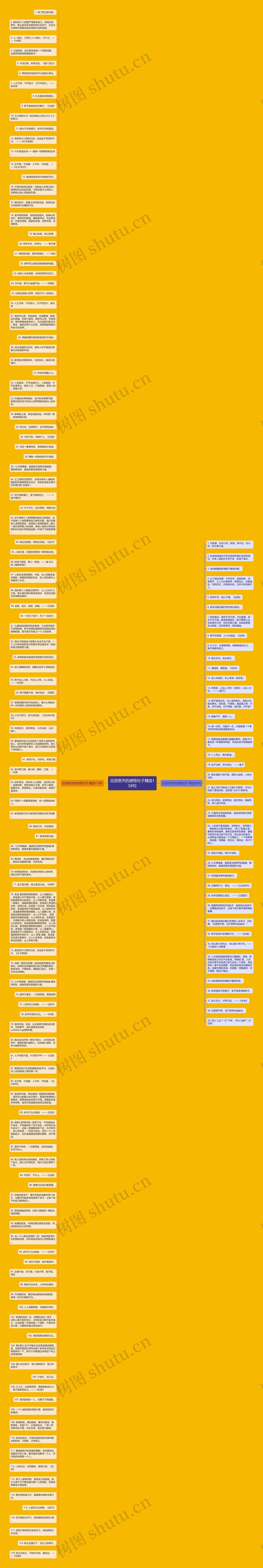 见贤思齐的感悟句子精选158句思维导图