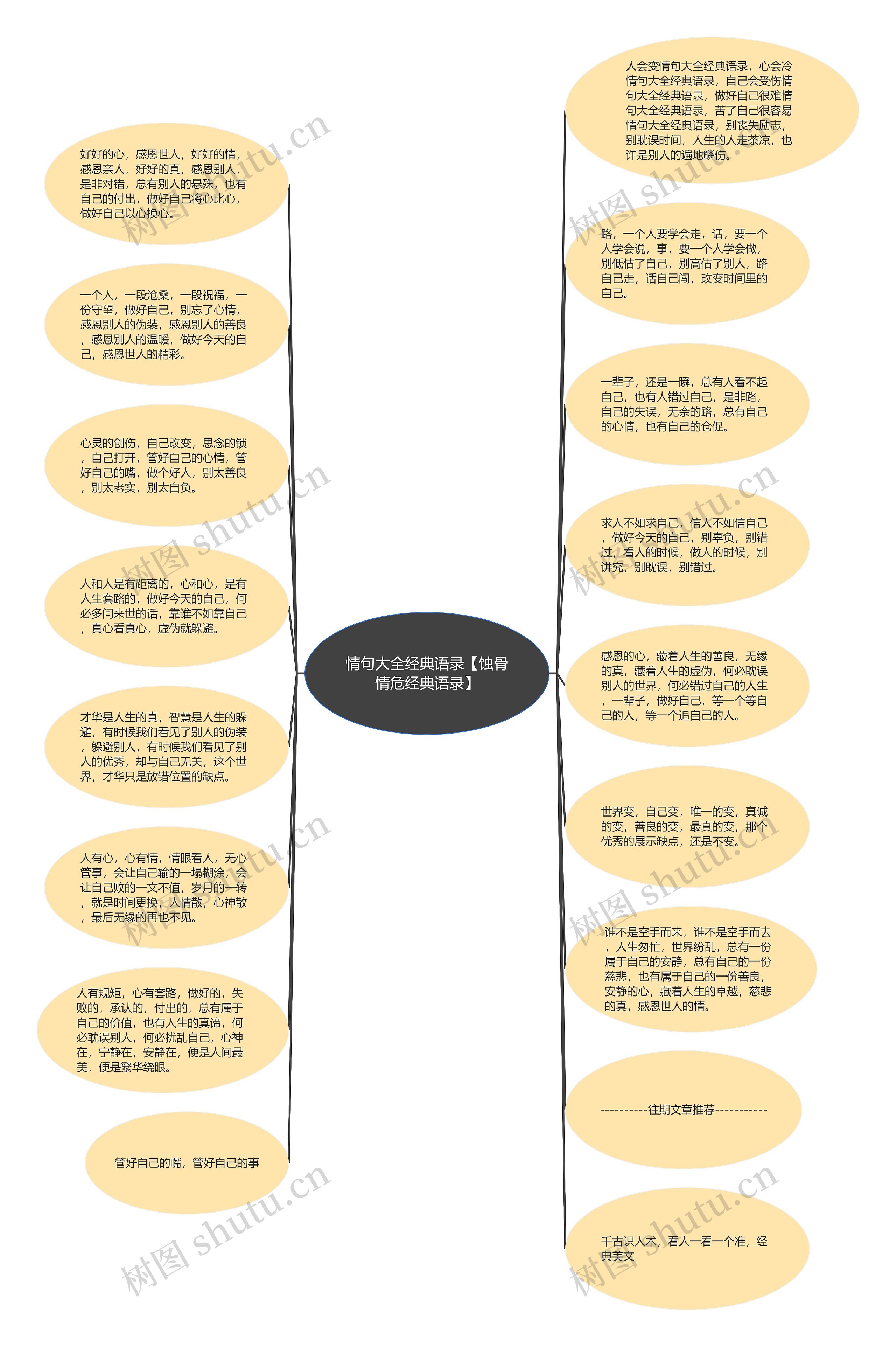 情句大全经典语录【蚀骨情危经典语录】思维导图