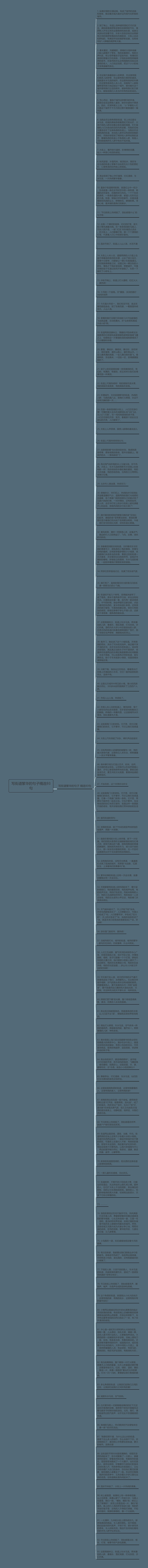 写街道繁华的句子精选93句思维导图