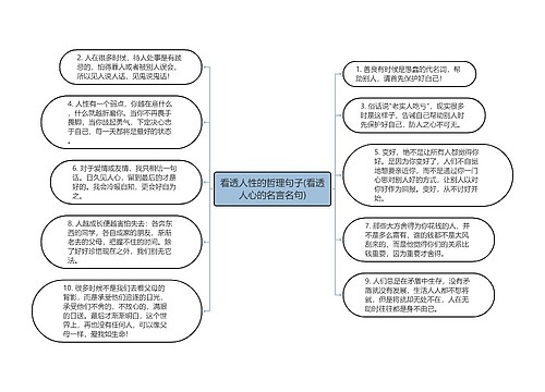 看透人性的哲理句子(看透人心的名言名句)