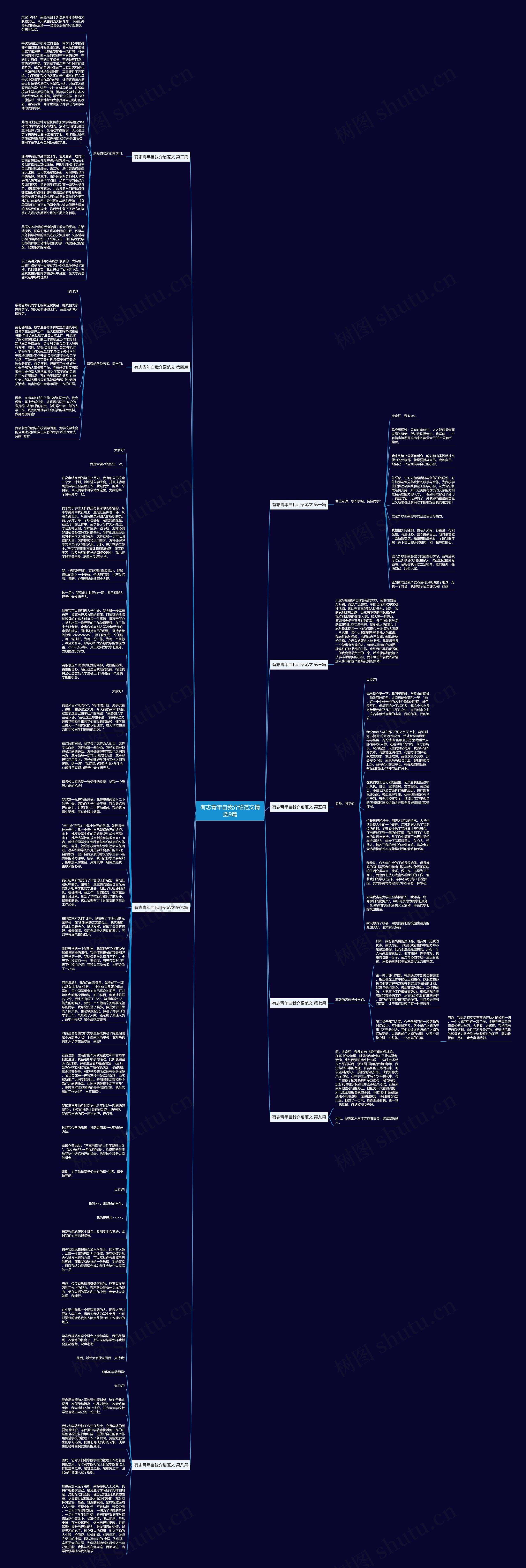 有志青年自我介绍范文精选9篇思维导图