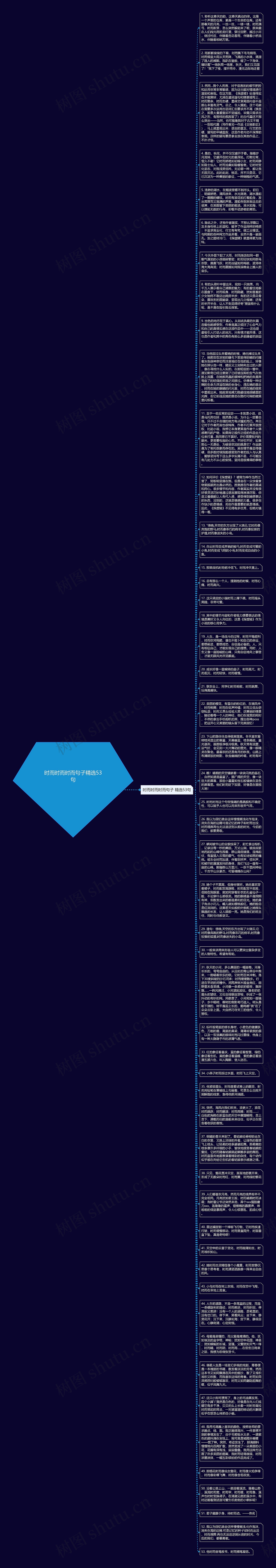 时而时而时而句子精选53句思维导图