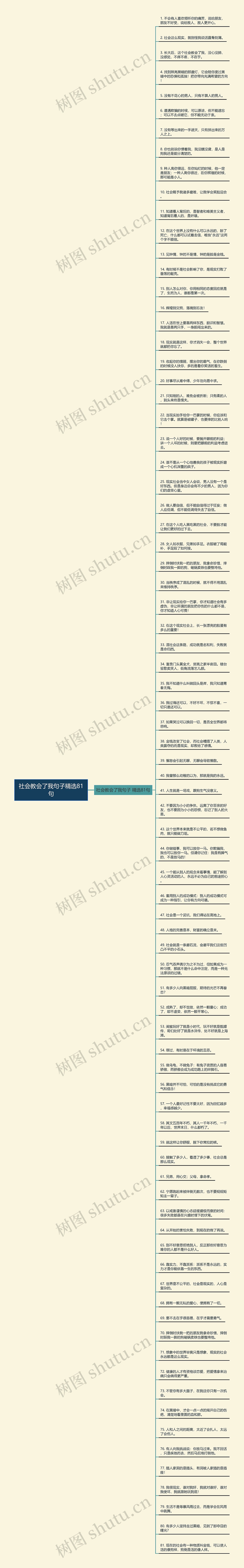 社会教会了我句子精选81句思维导图