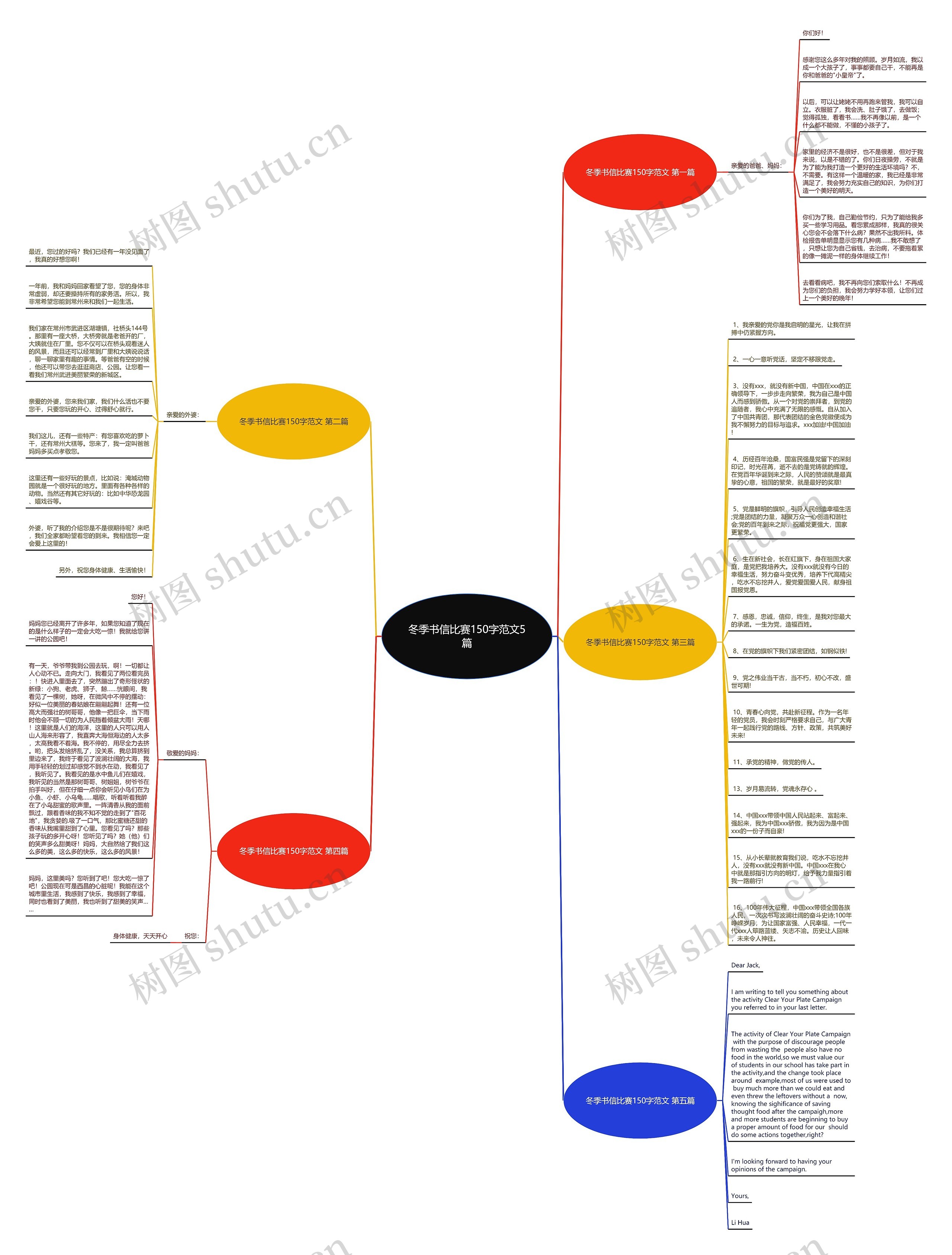 冬季书信比赛150字范文5篇