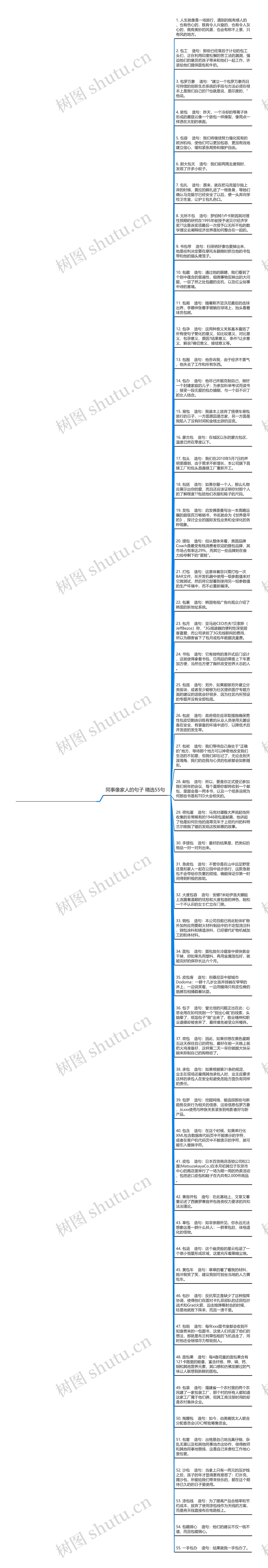 同事像家人的句子精选55句思维导图