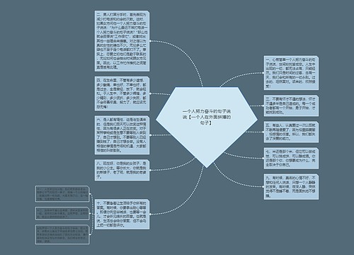 一个人努力奋斗的句子说说【一个人在外面拼搏的句子】