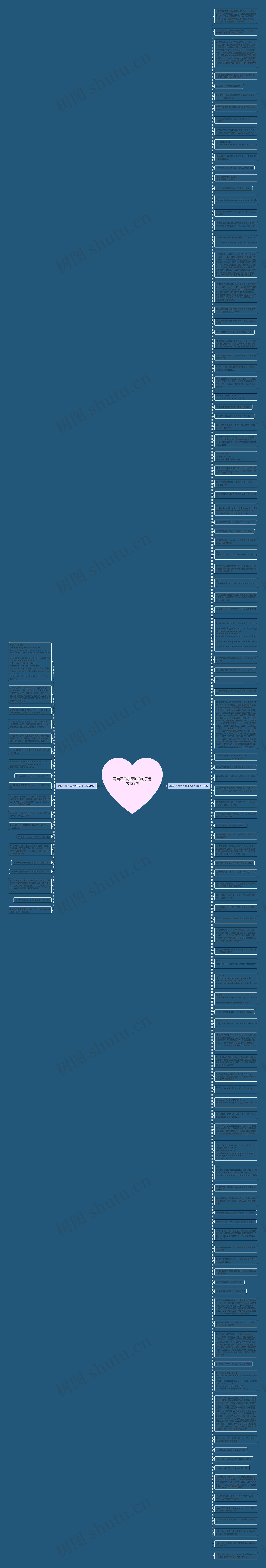 写自己的小天地的句子精选128句思维导图