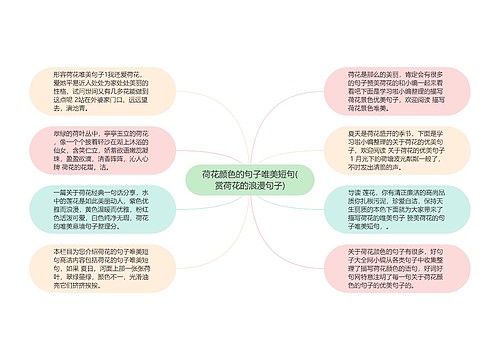 荷花颜色的句子唯美短句(赏荷花的浪漫句子)