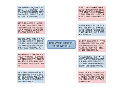 有关礼仪的句子唯美(关于校园礼仪的句子)