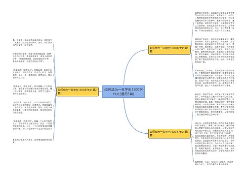 如何成为一名学生1500字作文(通用3篇)