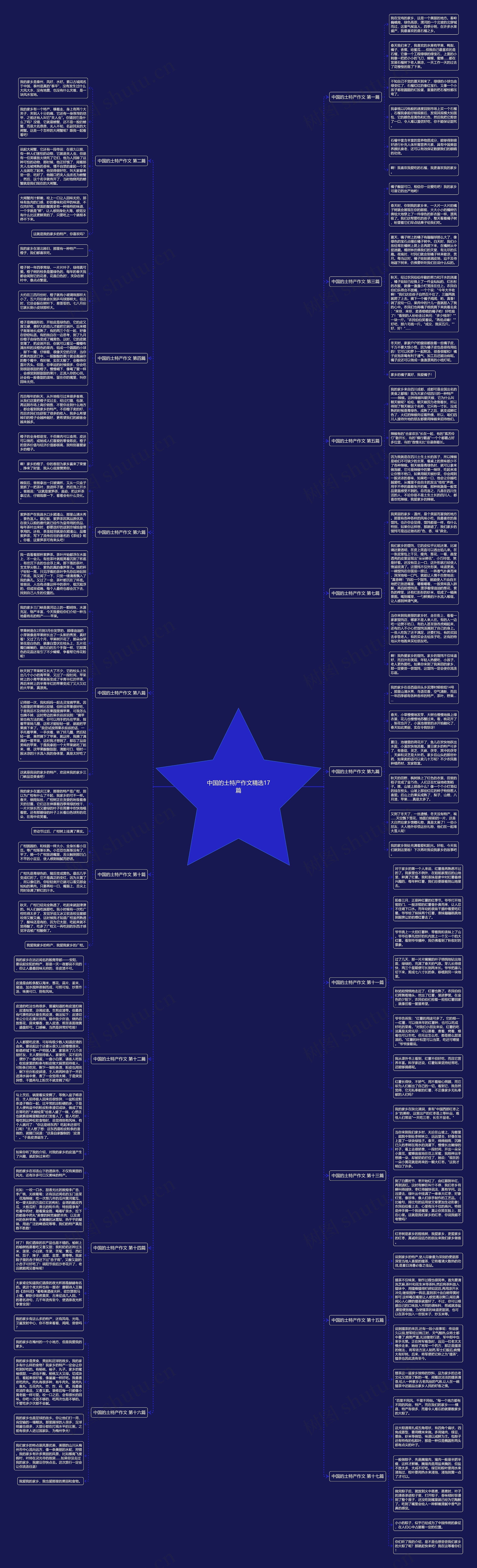 中国的土特产作文精选17篇