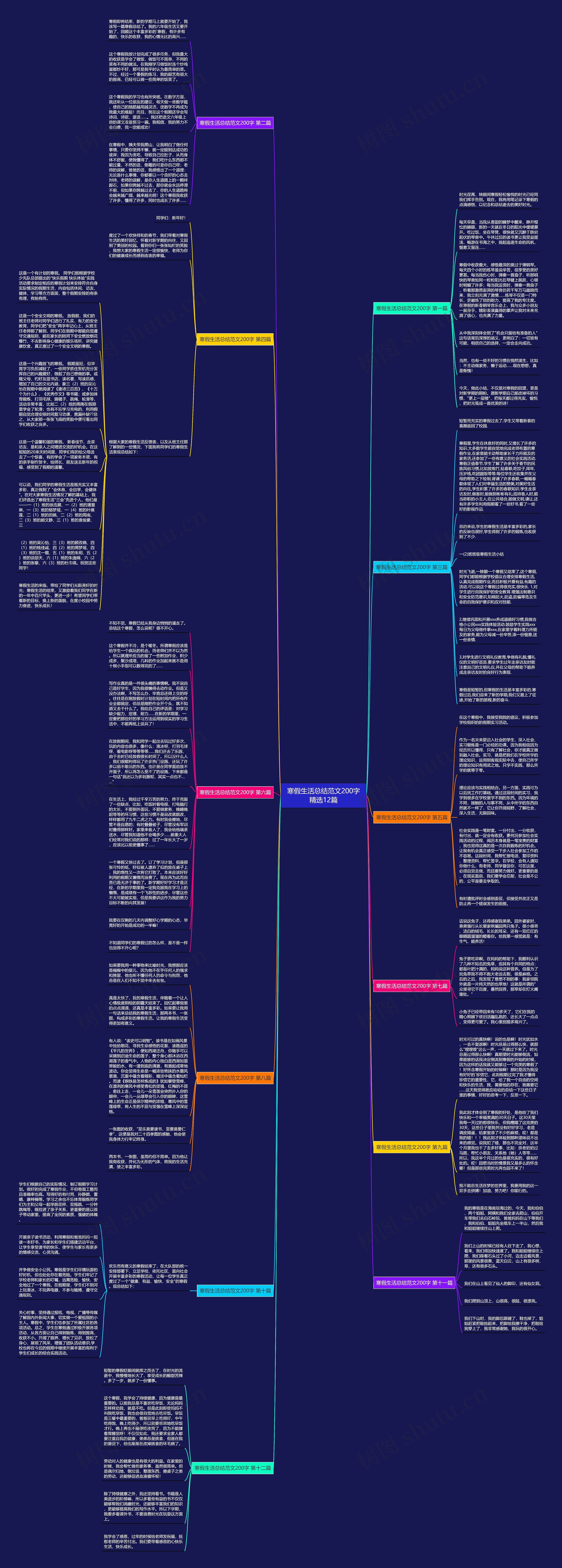 寒假生活总结范文200字精选12篇
