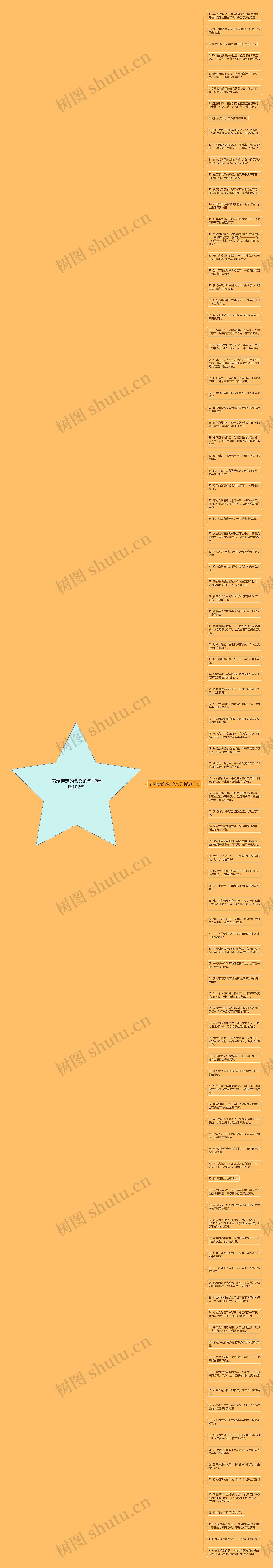 表示特定的含义的句子精选102句思维导图