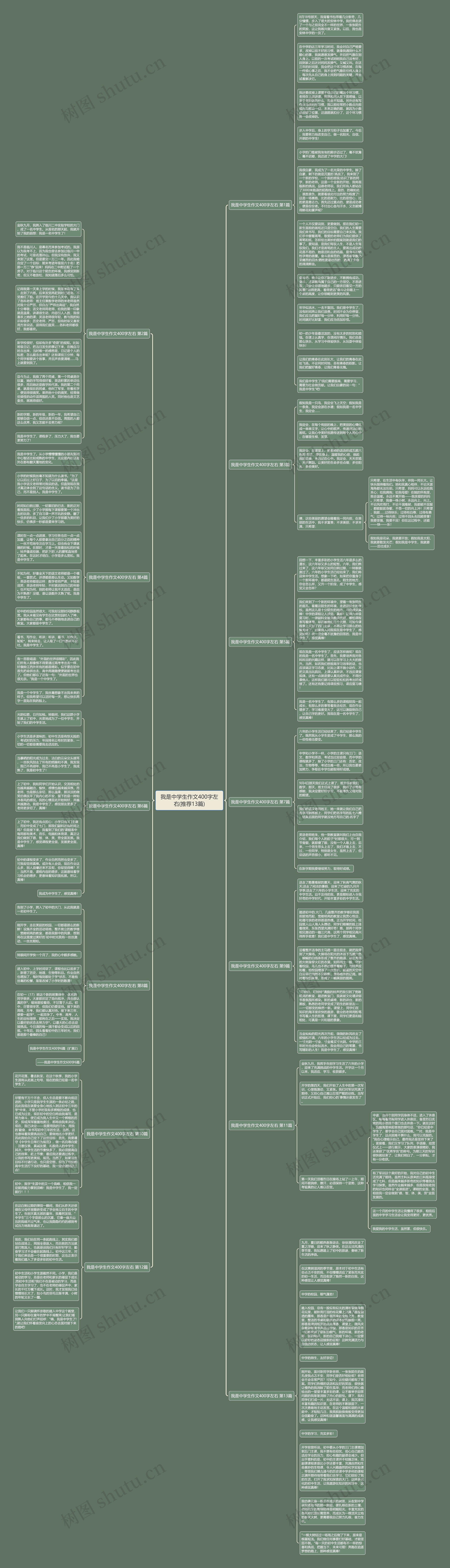 我是中学生作文400字左右(推荐13篇)思维导图