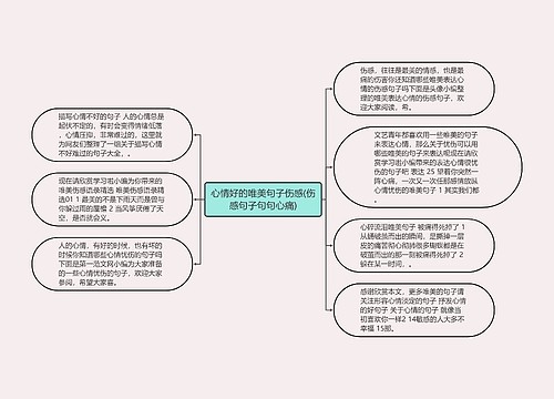 心情好的唯美句子伤感(伤感句子句句心痛)