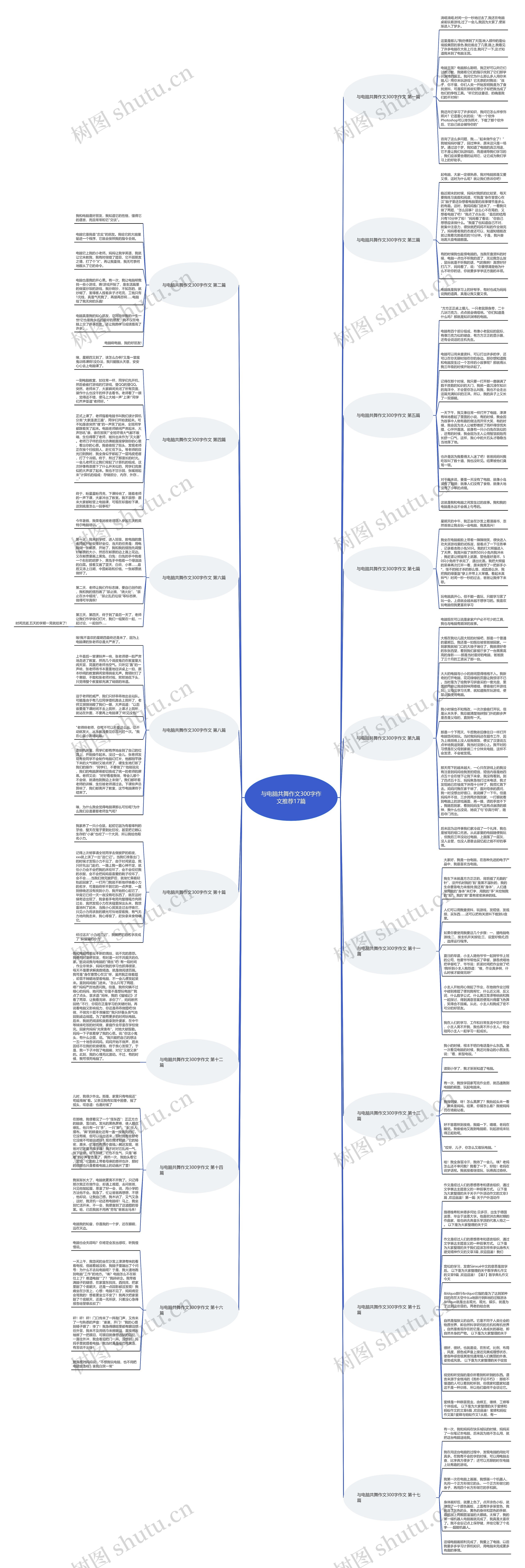 与电脑共舞作文300字作文推荐17篇思维导图