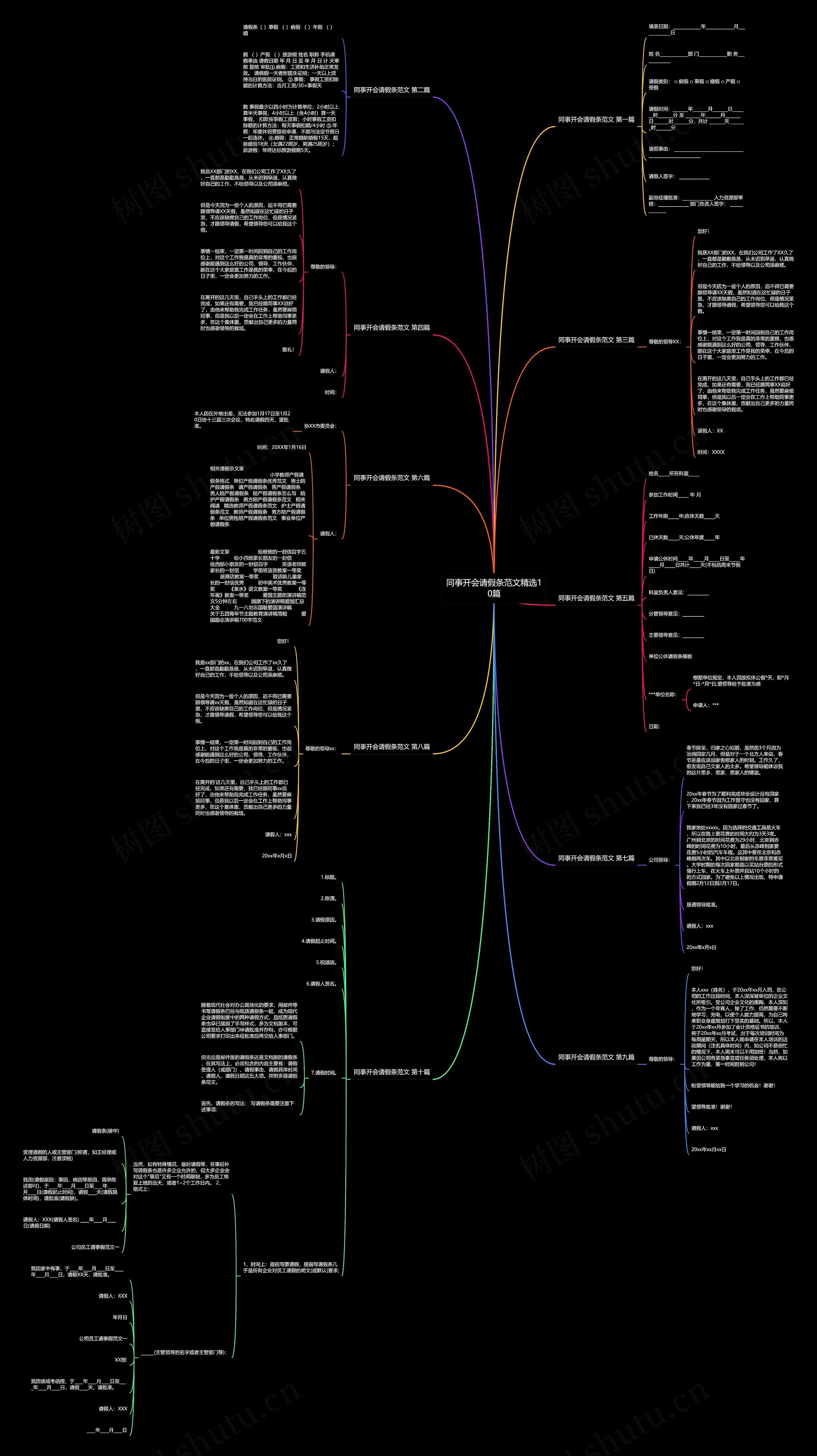 同事开会请假条范文精选10篇 同事开会请假条范文精选10篇