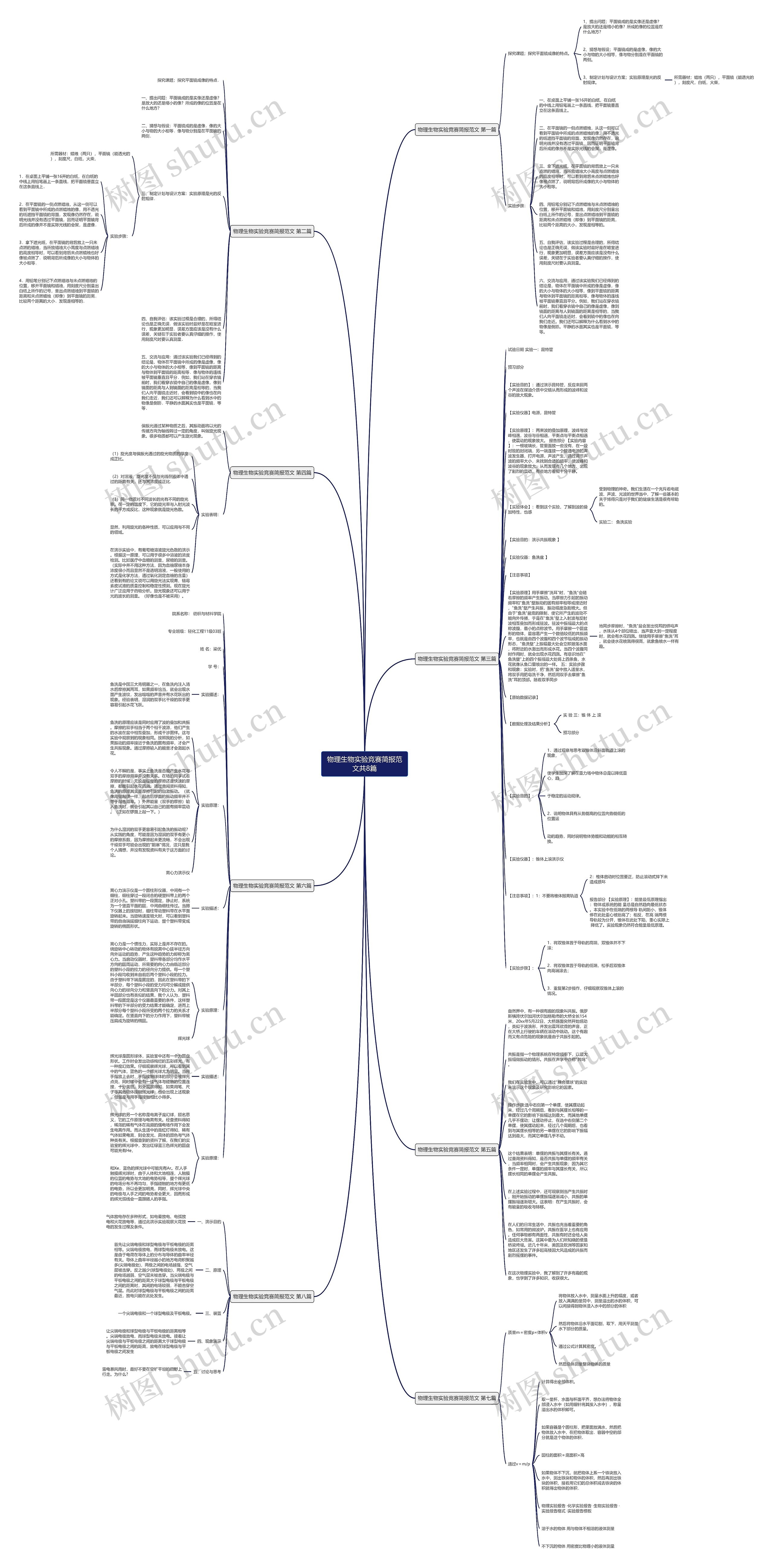物理生物实验竞赛简报范文共8篇思维导图