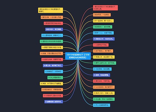 10个字的爱情句子【10字爱情短句经典语录】