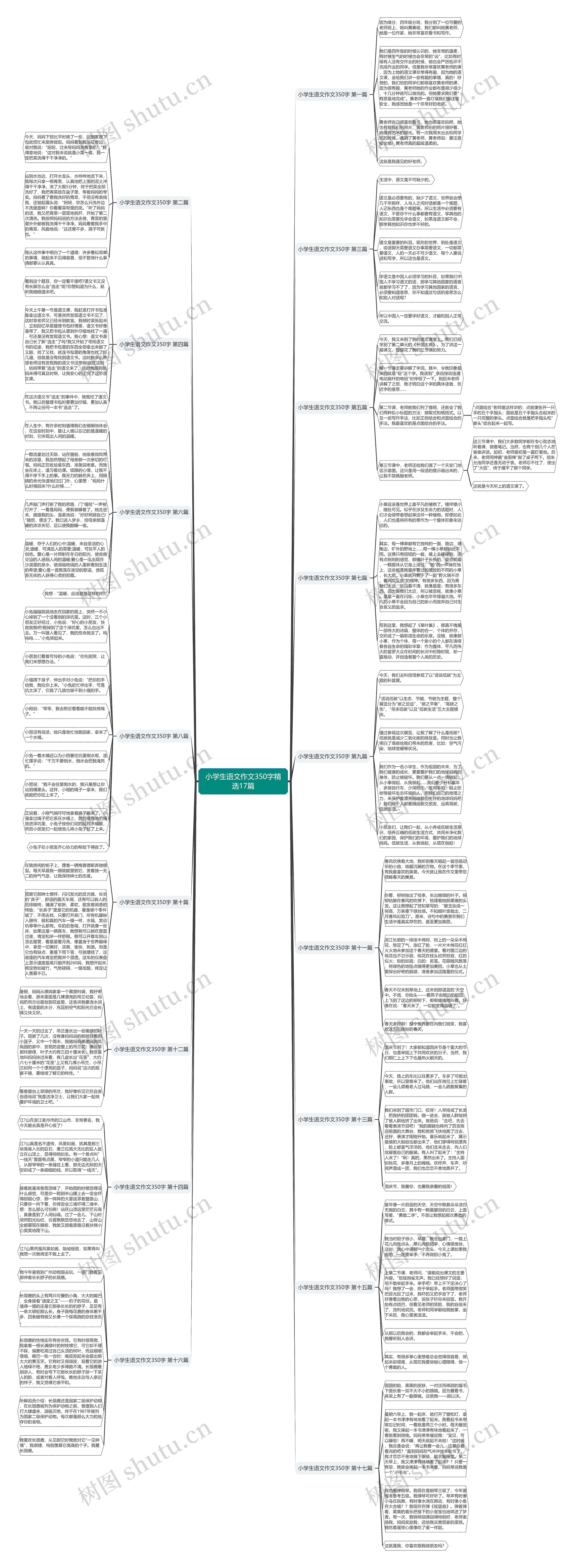 小学生语文作文350字精选17篇 小学生语文作文350字精选17篇