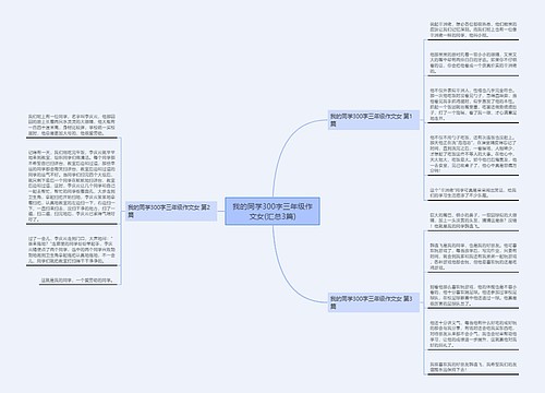 我的同学300字三年级作文女(汇总3篇)