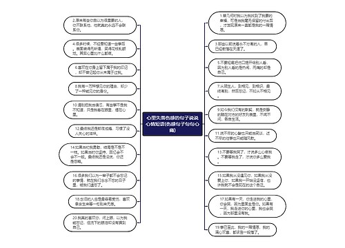 心里失落伤感的句子说说心情短语(伤感句子句句心痛)