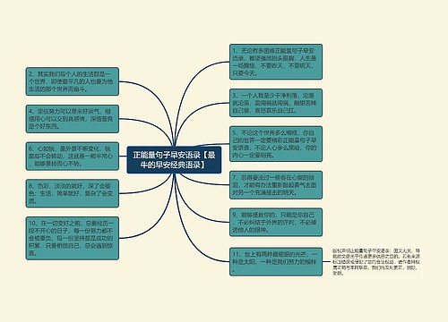 正能量句子早安语录【最牛的早安经典语录】