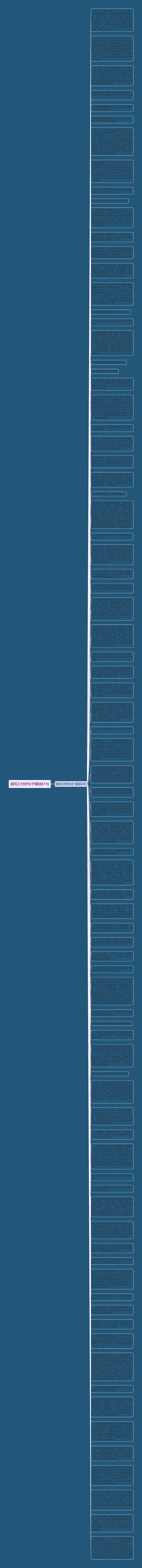 描写三村的句子精选81句思维导图