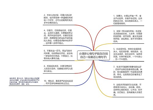 小清新心情句子致自己(给自己一段最近心情句子)