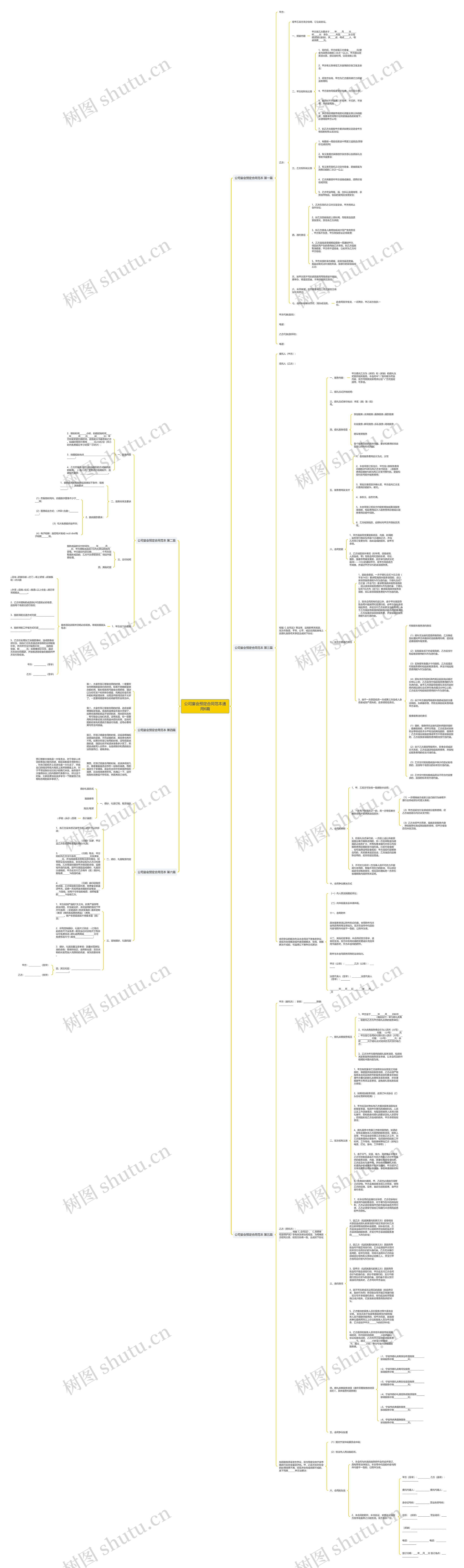 公司宴会预定合同范本通用6篇 公司宴会预定合同范本通用6篇