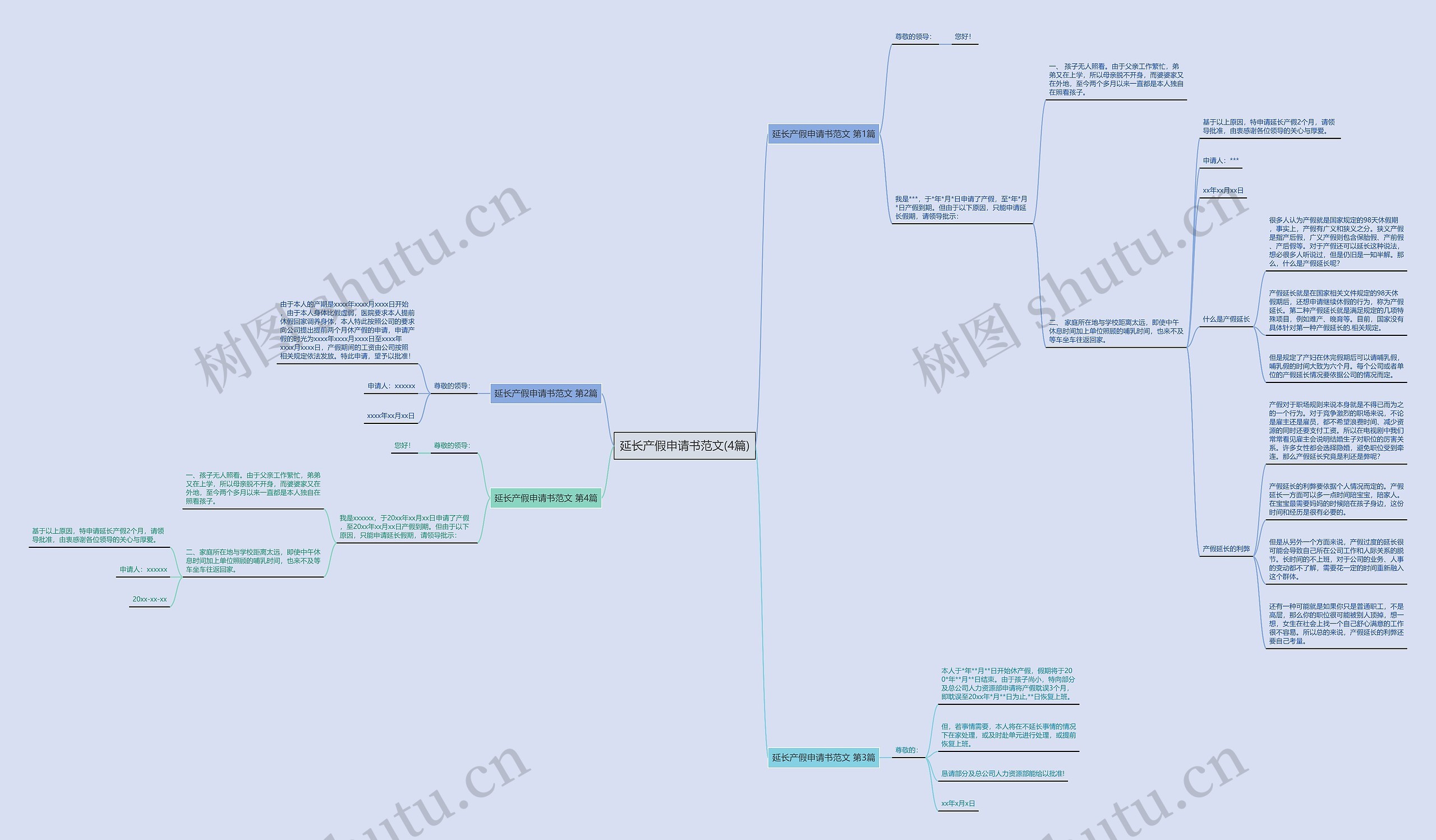 延长产假申请书范文(4篇) 延长产假申请书范文(4篇)