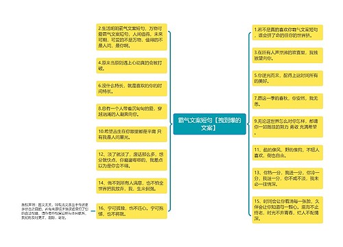 霸气文案短句【拽到爆的文案】