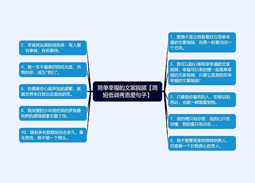 简单幸福的文案视频【简短低调秀恩爱句子】